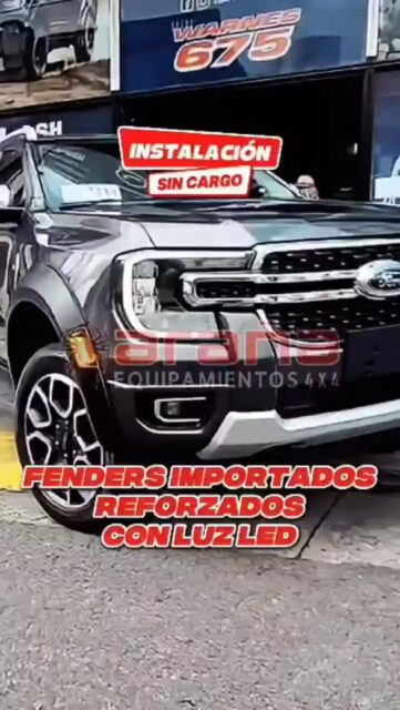 🚨 Fenders LED importados para PickUp 
¡Diseño agresivo, deportivo y funcional!

✔️ Instalación sin cargo en nuestro local
🚚 Envíos a todo el país
⚡ Para Ford Ranger línea Nueva

🔧 Reforzá el estilo y la protección de tu camioneta con un detalle que marca la diferencia

📲 Consultanos por mensaje directo o al WhatsApp
📍 Araña Equipamientos – Todo para tu 4x4

#FendersLED #AccesoriosPickup #FordRanger #ToyotaHilux #EquipamientosAraña