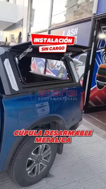 🚘 CÚPULA DESARMABLE METÁLICA PREMIUM 🚘

Equipá tu pickup con la cúpula más completa y resistente del mercado:

✔️ Metálica y desarmable
✔️ Ventanas levadizas y puerta con cerradura
✔️ Accesos laterales para trepar al techo
✔️ Luz LED de stop + luz interior
✔️ Instalación sin agujerear la caja
✔️ Guía porta equipaje con capacidad de hasta 450 kg
⚡ Disponibles para todas las marcas de camionetas desde 2012 en adelante

👉 Sumá protección, practicidad y estilo a tu 4x4 en un solo accesorio.
📲 Consultanos por WhatsApp o DM y coordiná tu instalación sin cargo en nuestro local.

#CúpulaPickup #CúpulaMetálica #Accesorios4x4 #AccesoriosPickup #camionetas4x4