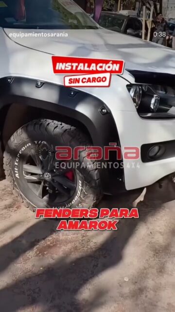 🔥 FENDERS IMPORTADOS PARA AMAROK

¡Fenders importados reforzados para Amarok! Diseñados para darle más presencia, protección y un look premium a tu pickup.

✅ Compatibles con Volkswagen Amarok
🔥 Fenders reforzados para uso urbano y off-road
🛠 Instalación SIN CARGO en nuestro local
📦 Envíos a todo el país

Dale a tu Amarok un estilo único y la protección que necesita 💪
🚀 Stock limitado, no te quedes afuera

📍 Av. Warnes 675 – CABA
📲 Consultanos por WhatsApp o MD y equipá tu pickup hoy

🕷️ @equipamientosarania — Accesorios para pickup 4x4

#equipamientosaraña #VolkswagenAmarok #FendersAmarok #AccesoriosAmarok #AmarokArgentina