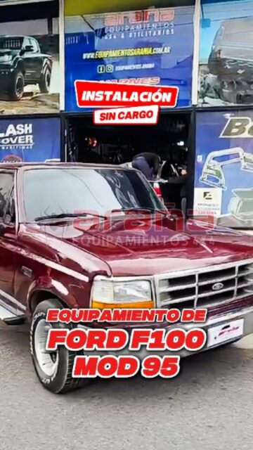 🛻🔥 FORD F-100 EQUIPADA COMPLETA | ¡UN CLÁSICO QUE IMPONE PRESENCIA!

En Araña Equipamientos 4x4 transformamos esta espectacular Ford F-100 con tres accesorios que combinan protección, funcionalidad y una estética imponente. 💪

🔴 LONA MARÍTIMA ANTIGRANIZO FLASH COVER MODELO FORCE
✔️ Protección para la caja de carga.
✔️ Diseño resistente y terminación de calidad.

🔩 BARRA ANTIVUELCO CROMADA KHROM TRIPLE CAÑO
✔️ Diseño de triple caño cromado.
✔️ Estética robusta que realza la presencia de la camioneta.

⚙️ ESTRIBOS LATERALES DE ALUMINIO
✔️ Mayor comodidad para subir y bajar.
✔️ Terminación moderna y resistente.

🔥 Tres accesorios que le dan a esta Ford F-100 una combinación perfecta de estilo y funcionalidad.

📍 Araña Equipamientos 4x4
Av. Warnes 675, CABA.

🛠️ Instalación sin cargo.
🚚 Envíos a todo el país.

📲 Consultanos por accesorios y equipamiento para tu camioneta.

👇 ¿Qué accesorio te gustó más de esta F-100? ¡Te leemos!

#FordF100 #FlashCover #BarrasAntivuelco #AccesoriosParaCamionetas #ArañaEquipamientos